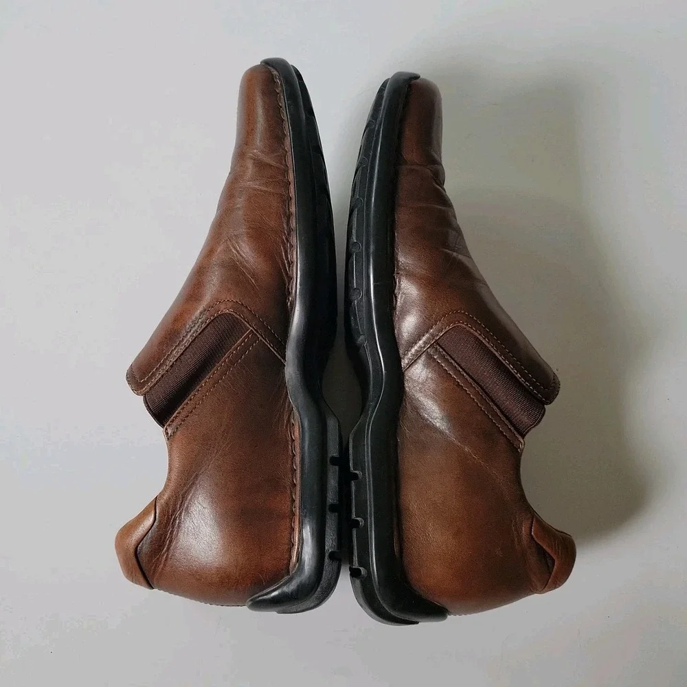 Cole Haan Zeno Slip On Driver Loafers 10M Brown Casual‎ Minimalist Preppy C07486